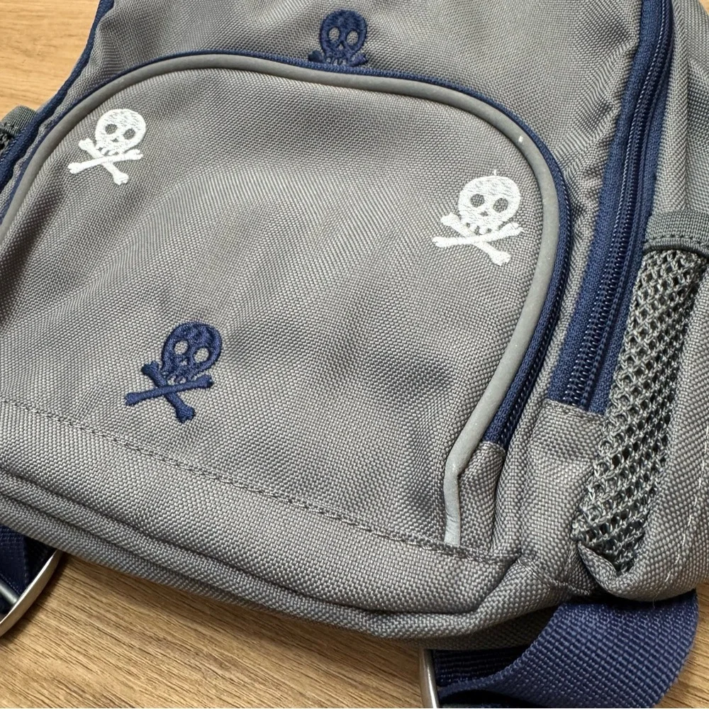 Pottery Barn Kids‎ Embroidered Skull And Crossbones Mini Backpack